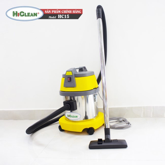 Máy hút bụi công nghiệp HiClean HC15  Model: HC15 (01 motor) 1500W