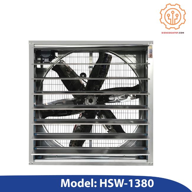 Quạt thông gió vuông Hawin HSW-1380 380V/220V