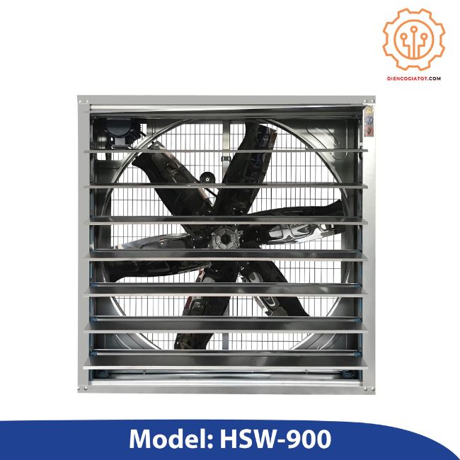 Quạt thông gió vuông Hawin HSW-900 380V/220V