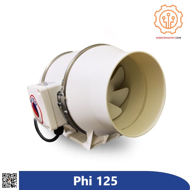 Quạt hút mùi nối ống gió HF-125