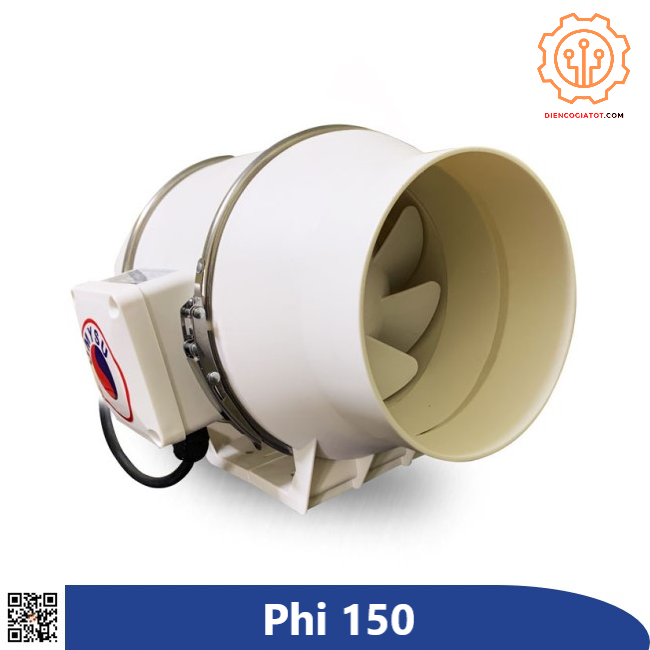 Quạt hút mùi nối ống gió HF-150